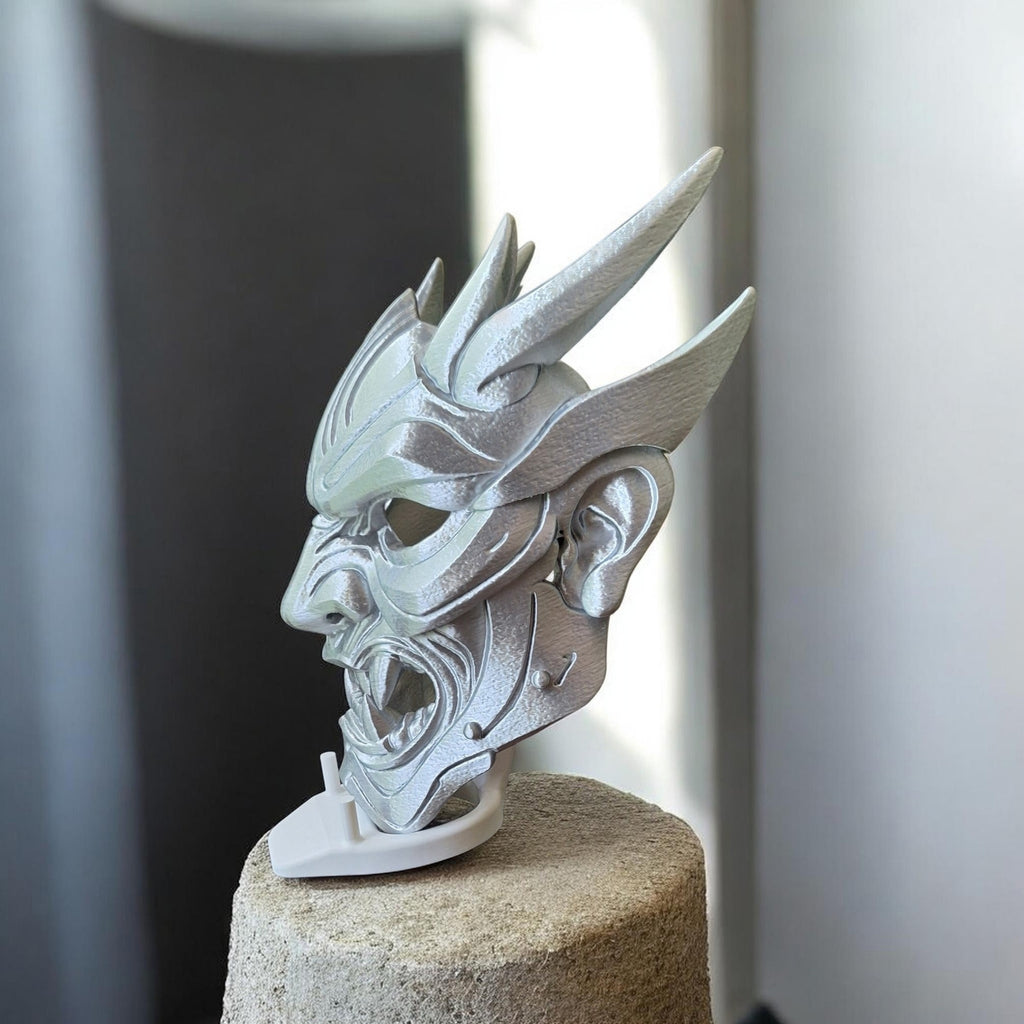 Demon Oni Mask - Metal Edition
