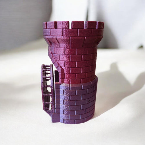 Automatic Reloading Castle Dice Tower